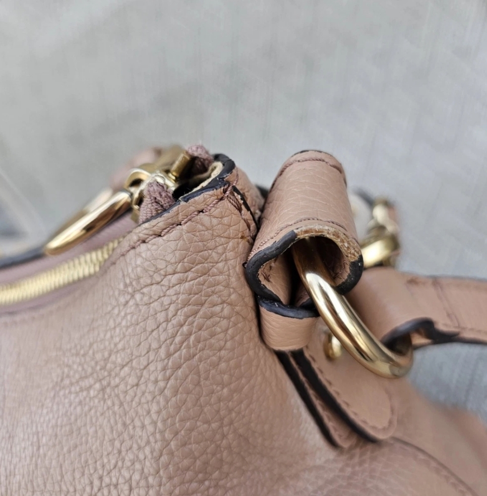 See By Chloe Pink/Tan Joan Shoulder Bag - Picture 8 of 11